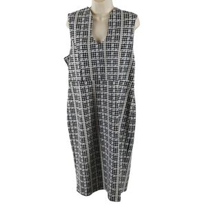 Nina Leonard sleeveless shift dress